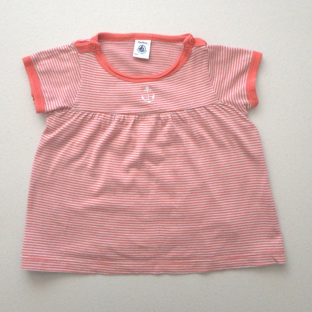 Petit Bateau Orange Baby dress for 18 month